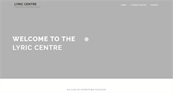 Desktop Screenshot of lyriccentre.com
